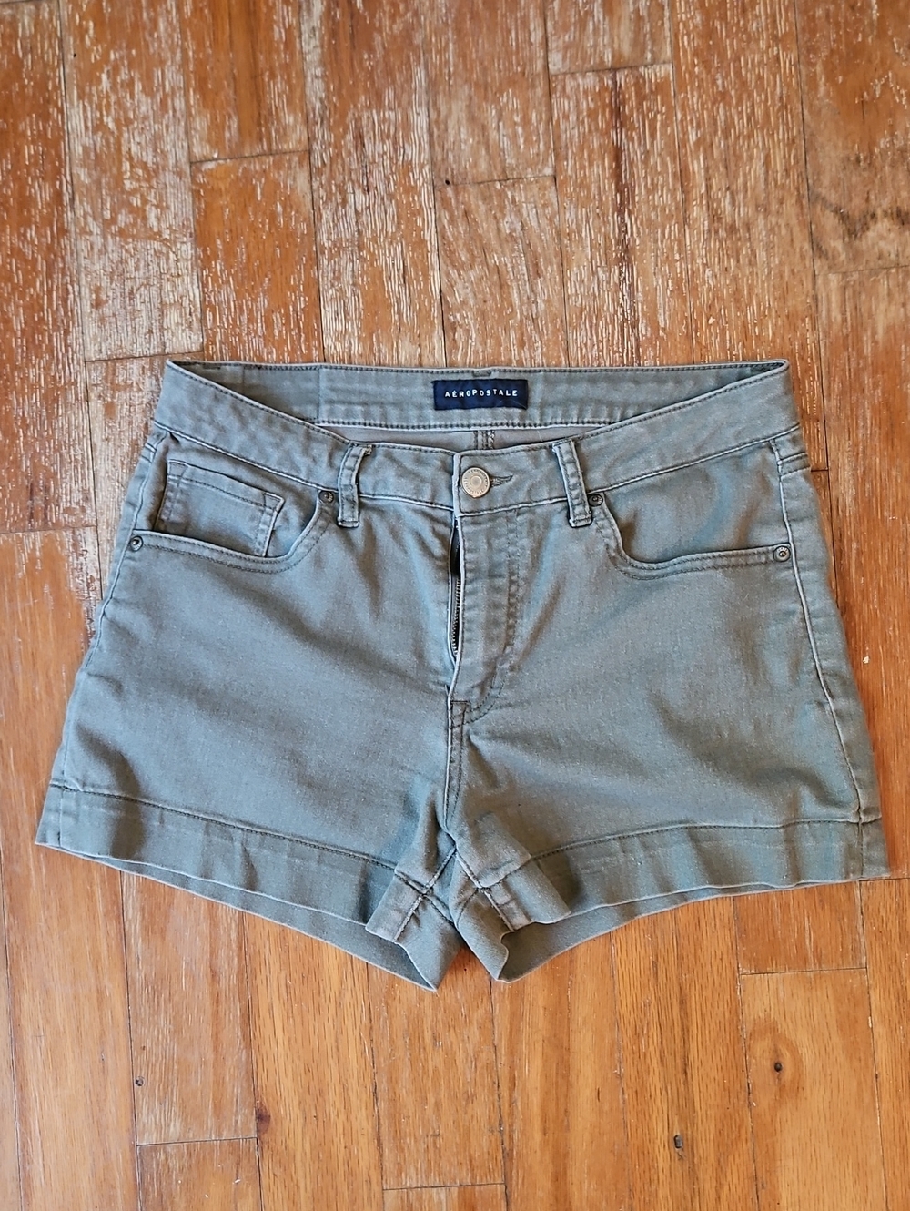 Aeropostale Olive Green Women’s High Waisted Shorts